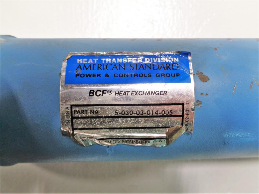 American Standard BCF Shell & Tube Heat Exchanger, Copper, 5-030-03-014-005